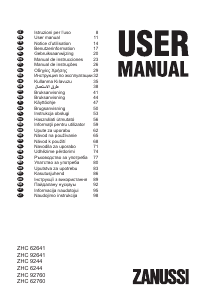 Manuale Zanussi ZHC62641XA Cappa da cucina