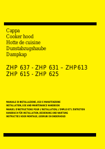 Manuale Zanussi ZHP615N Cappa da cucina