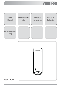 Manual de uso Zanussi ZHC590X/GB Campana extractora