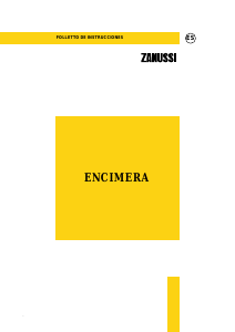 Manual de uso Zanussi ZGG645IY Placa