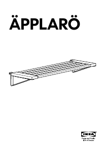 Mode d’emploi IKEA APPLARO Étagère murale