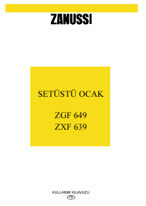 Kullanım kılavuzu Zanussi ZGF649ITX Ocak