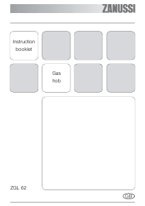 Handleiding Zanussi ZGL62IX Kookplaat
