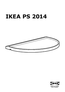 Használati útmutató IKEA PS 2014 Polc