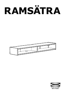 Kasutusjuhend IKEA RAMSATRA Riiul