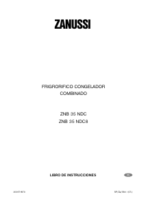 Manual de uso Zanussi ZNB35NDC8 Frigorífico combinado