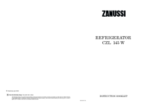 Handleiding Zanussi CZL145W Koel-vries combinatie
