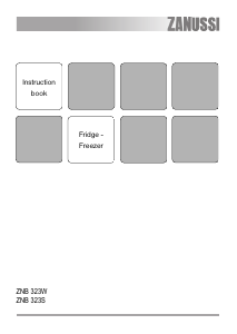 Bruksanvisning Zanussi ZNB323S Kyl-frys