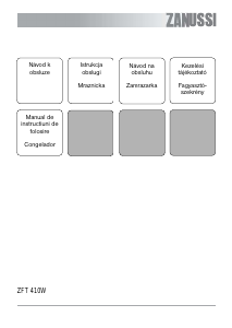 Manual Zanussi ZFT 410 W Congelator