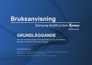 Bruksanvisning Samsung SL-M2070W Multifunktionsskrivare