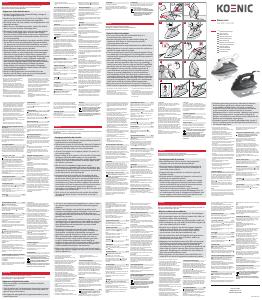 Instrukcja Koenic KSI 220 Żelazko