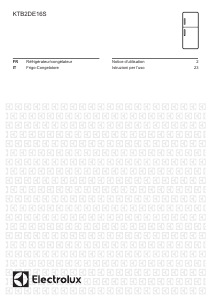 Manuale Electrolux KTB2DE16S Frigorifero-congelatore