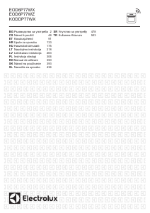 Rokasgrāmata Electrolux EOD6P77WX Cepeškrāsns