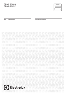 Bedienungsanleitung Electrolux EB3GL70KCN Backofen