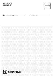 Bedienungsanleitung Electrolux EB3GL9KCN Backofen