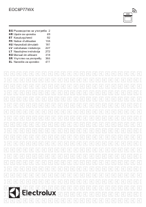 Наръчник Electrolux EOC6P77WX Фурна