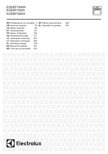 Rokasgrāmata Electrolux KOEBP39WX Cepeškrāsns