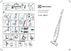 Kullanım kılavuzu Electrolux PQ91-P40GG Pure Q9-P Elektrikli süpürge