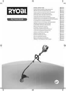 Návod Ryobi RLT430CESB Strunová kosačka