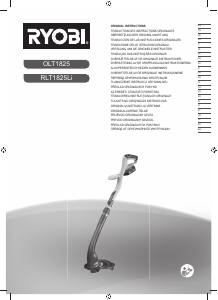 Návod Ryobi RLT1825Li Strunová kosačka