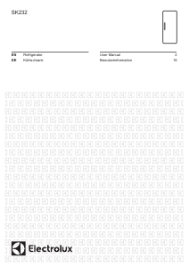 Bedienungsanleitung Electrolux SK232 Kühlschrank