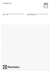 Bedienungsanleitung Electrolux FGH5KG102 Herd