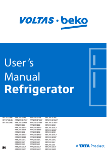 Manual Voltas BEKO RFF2953EBCF Fridge-Freezer