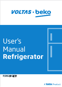 Manual Voltas BEKO RSB66IF Fridge-Freezer