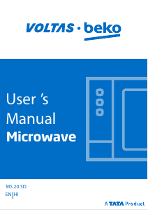 Manual Voltas BEKO MS20SD Microwave