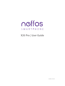 Handleiding Neffos X20 Pro Mobiele telefoon