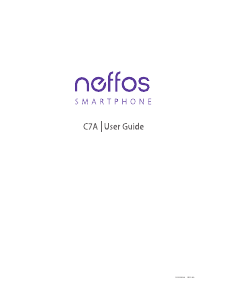Handleiding Neffos C7A Mobiele telefoon