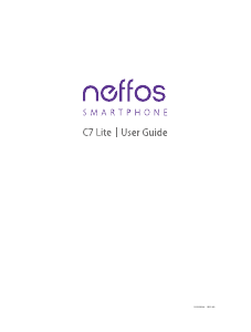 Handleiding Neffos C7 Lite Mobiele telefoon