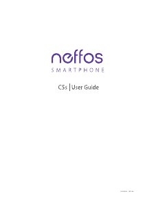 Handleiding Neffos C5s Mobiele telefoon