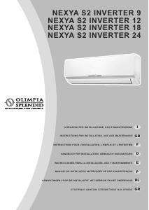 Manual de uso Olimpia Splendid Nexya S2 9 Aire acondicionado
