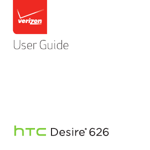 Manual HTC Desire 626 (Verizon) Mobile Phone