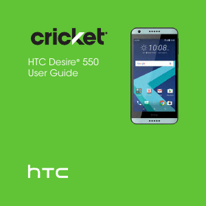 Manual HTC Desire 550 (Cricket) Mobile Phone
