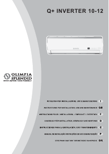 Manual Olimpia Splendid Q+ 12 Air Conditioner