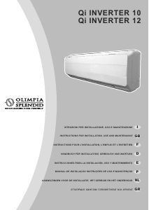 Manual Olimpia Splendid Qi 10 Air Conditioner