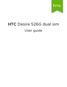 Manual HTC Desire 526G Mobile Phone