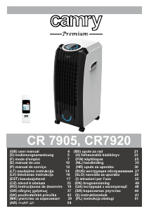 Priročnik Camry CR 7920 Klimatska naprava