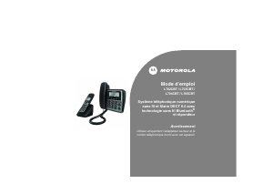 Mode d’emploi Motorola L702CBT Téléphone sans fil