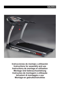 Manual BH Fitness G6200U Treadmill