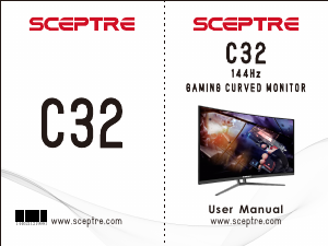 Manual Sceptre C328B-144KN LED Monitor