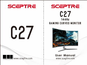 Manual Sceptre C278B-144MN LED Monitor