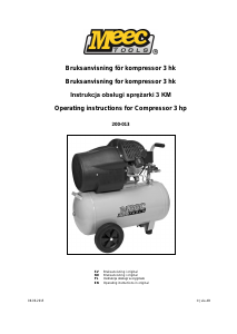 Instrukcja Meec Tools 200-013 Kompresor