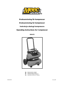 Instrukcja Meec Tools 200-073 Kompresor