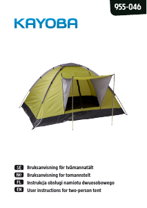 Handleiding Kayoba 955-046 Tent
