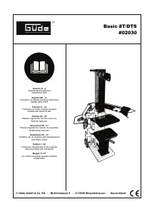 Bedienungsanleitung Güde Basic 8T/DTS Holzspalter