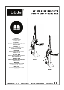 Manuale Güde DHH 1100/13 TEZ Spaccalegna