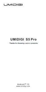 Handleiding Umidigi S5 Pro Mobiele telefoon